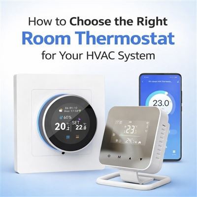 Cómo elegir el termostato de ambiente adecuado para su sistema HVAC