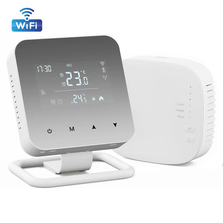 RF Wireless Gas Boiler Calentante Termostato Bot-R8x-Wifi