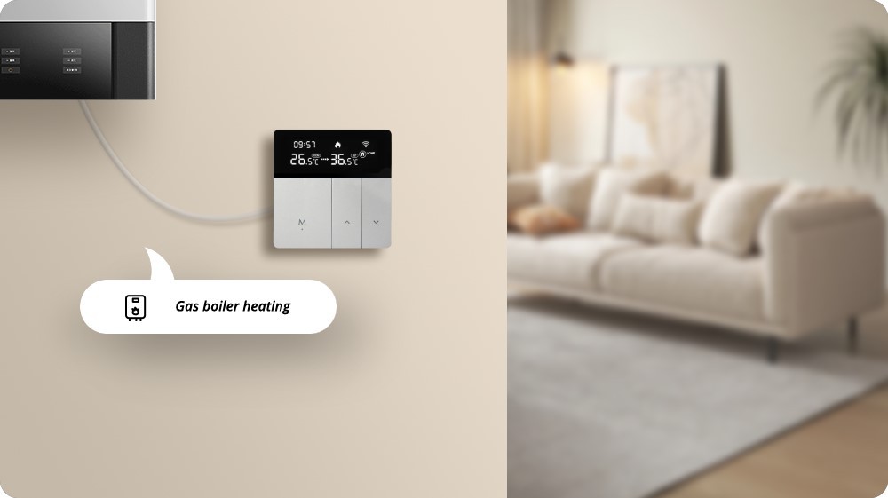 TGP53-WIFI-WPB WIFI Thermostat for Boiler System TGP53-WIFI-WPB WIFI Thermostat for Boiler System